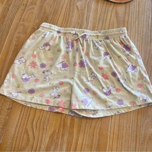 Peanuts Pastel Floral Women's Athletic Shorts